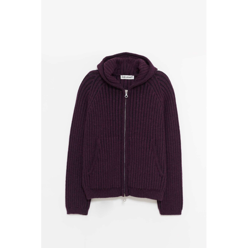 OUR LEGACY NIGHT VIOLET LEVEL HOOD JACKET